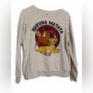 Hakuna Matata Beige Sweater